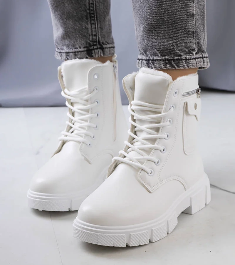 TIMBERKI TRAPPERSCHUHE  DAMENSCHUHE DAMEN SCHUHE HALBSCHUHE 851 ROSA/WEISS