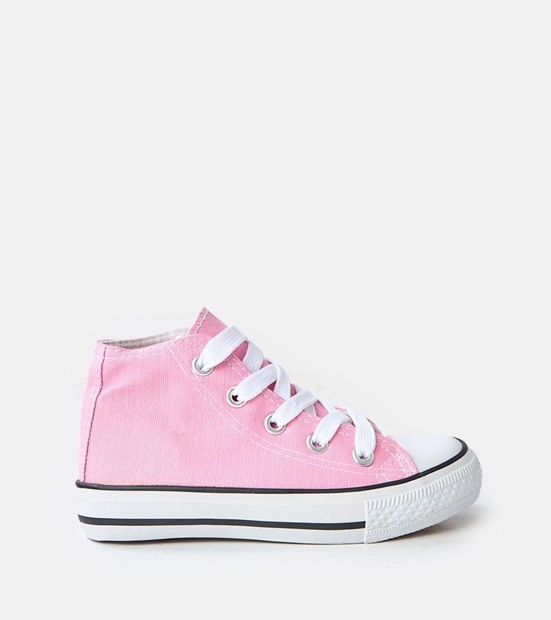 Hellrosa Kinder-Knöchelturnschuhe Tandy