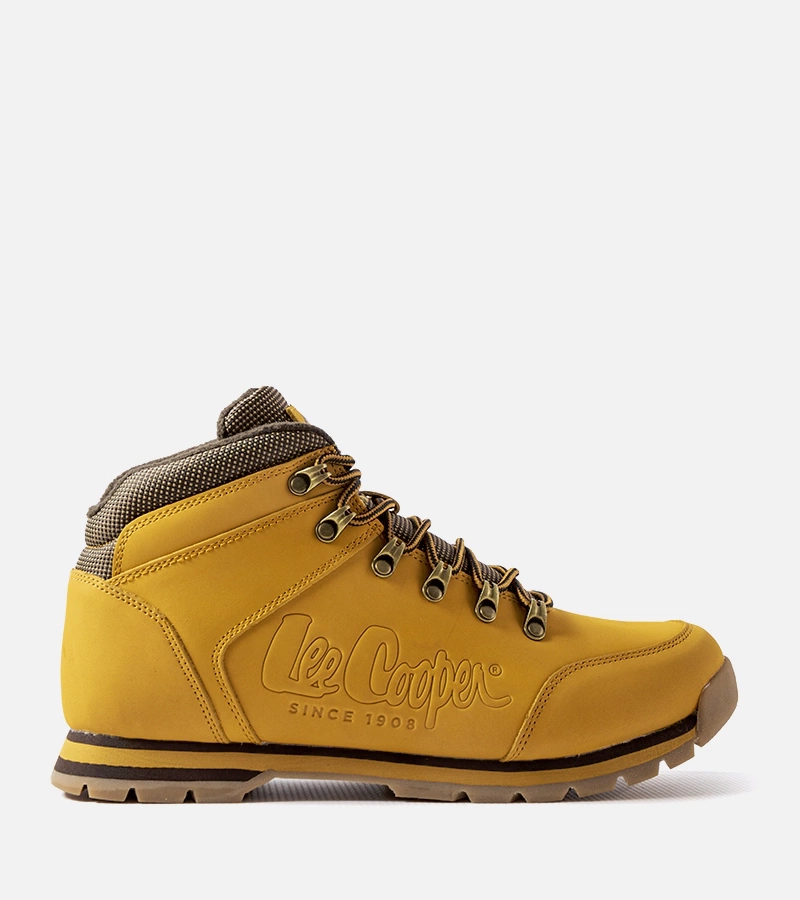 Gelbe Lederstiefel Lee Cooper LCJ-21-01-0706M