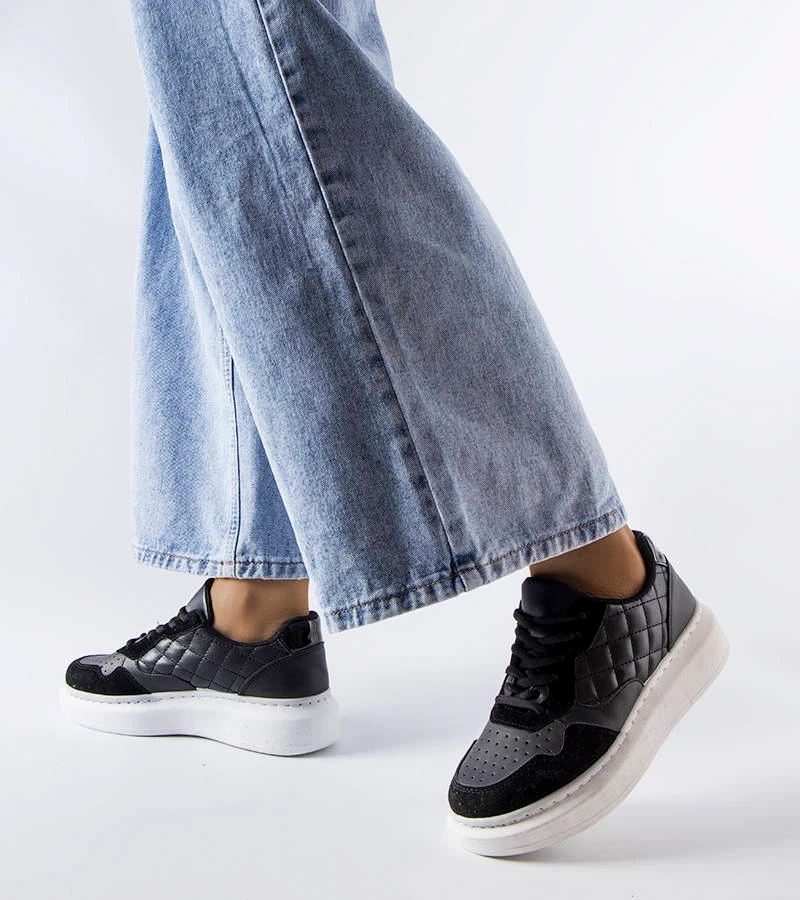 Schwarze Damen-Sneakers Latoya