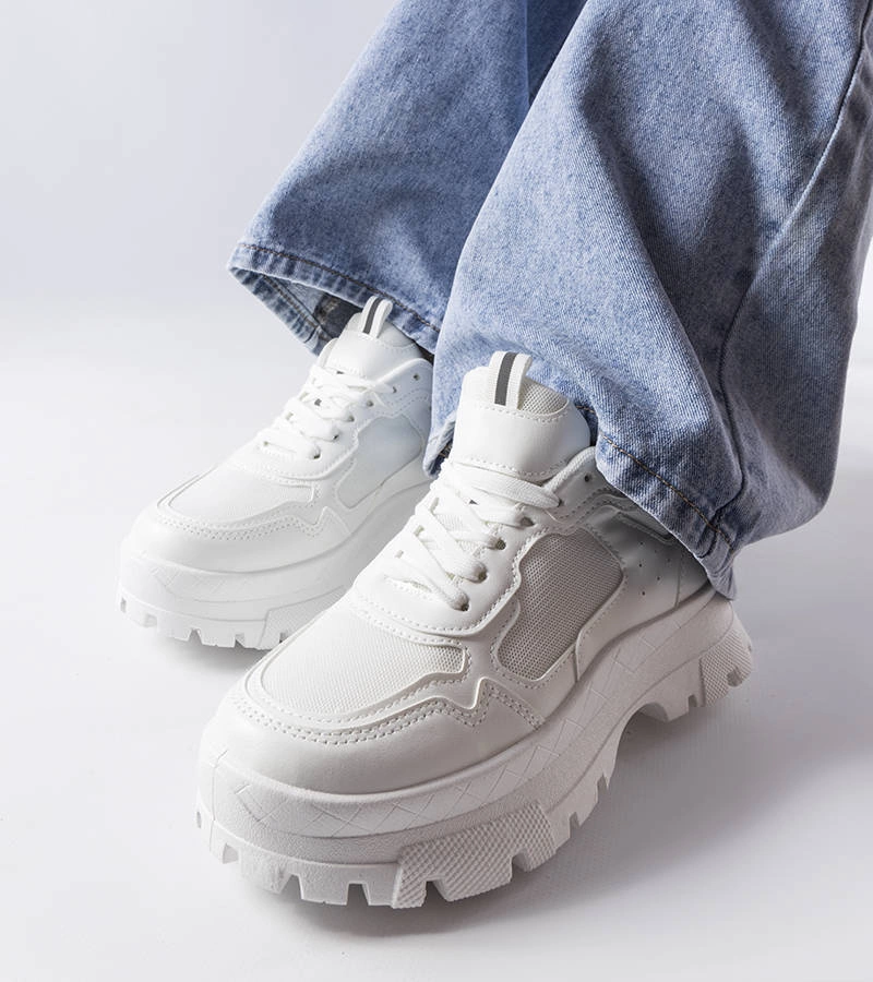 DAMEN LAUFSCHUHE TURNSCHUHE SNEAKER SPORTSCHUHE 9115# WEISS