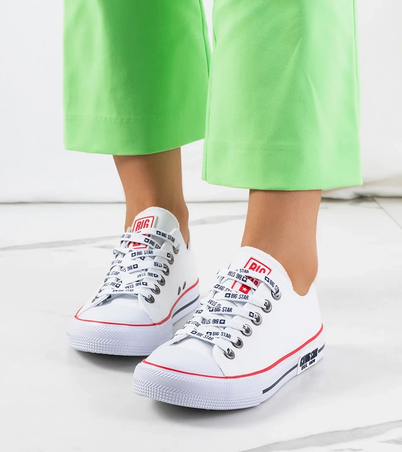 Weiße klassische Big Star KK274101 Turnschuhe