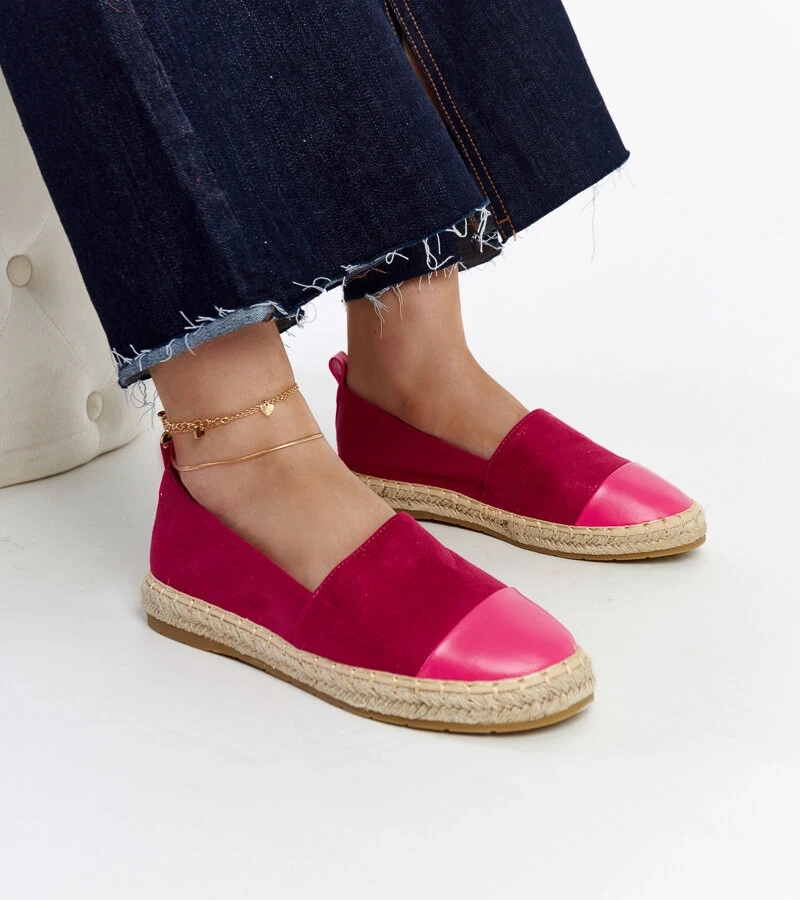 Rosa Espadrilles von Carugo
