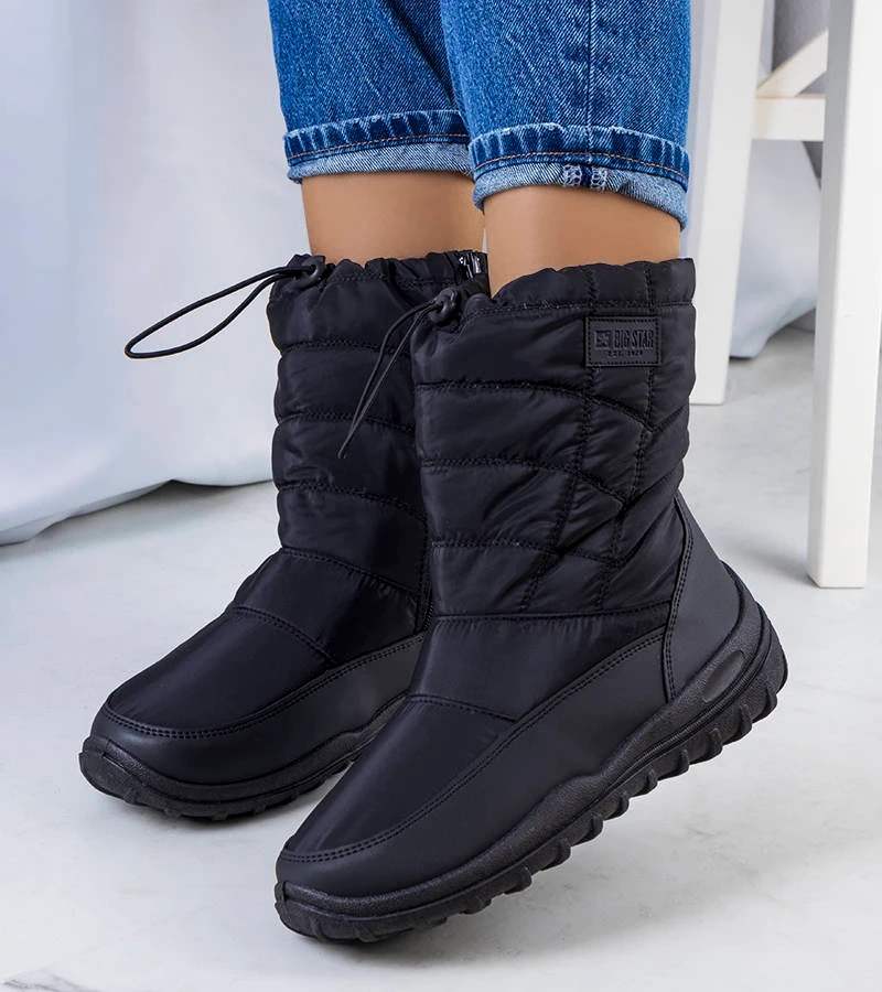 Schwarze Schneestiefel KK274599