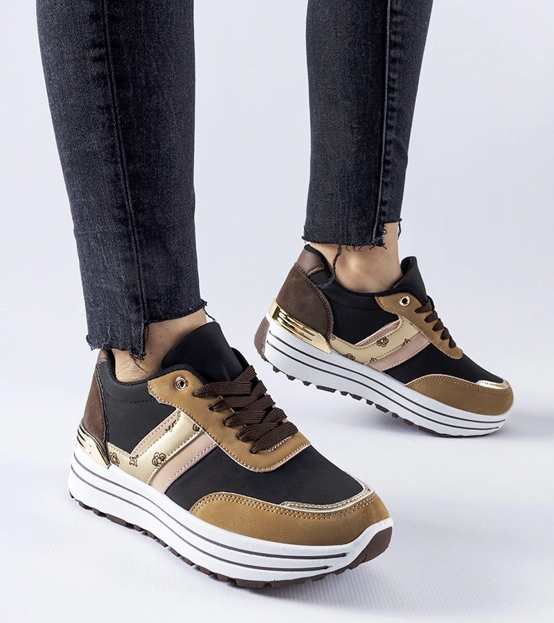 Braune Plattform-Sneaker von Provinciale