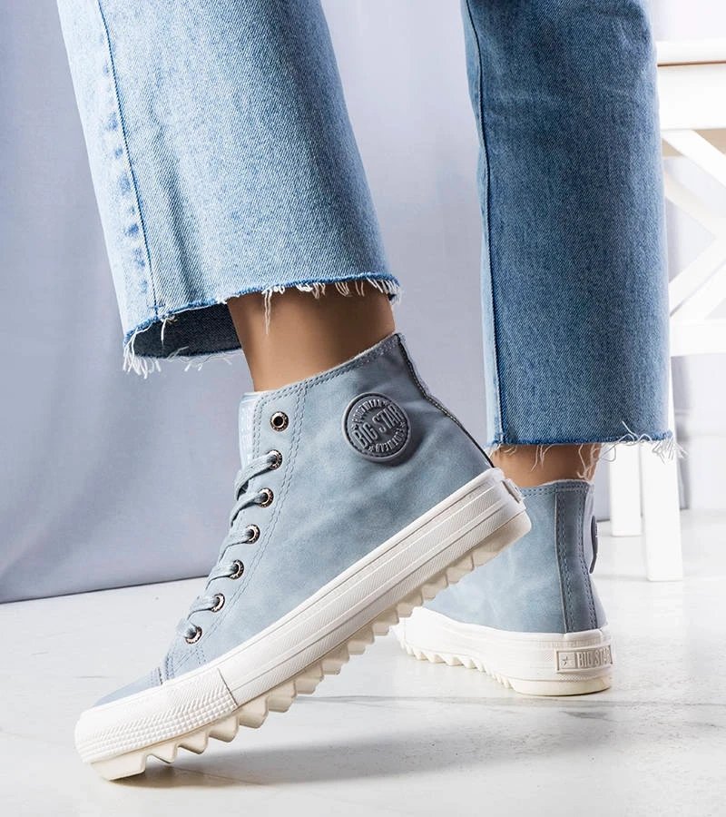 Blaue gefütterte Sneaker Big Star EE274115