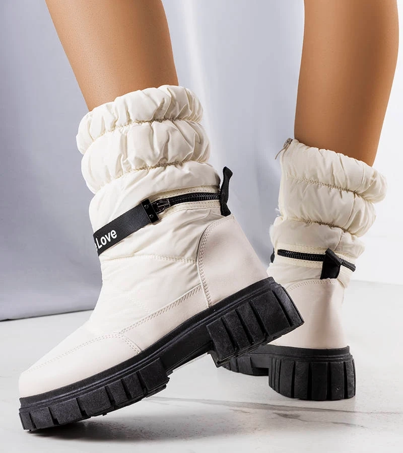 Weiße Schneestiefel LoveXsnow