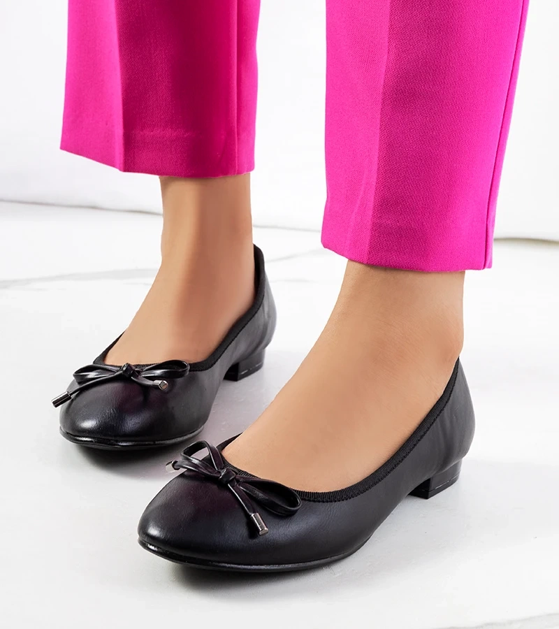 Schwarze Bitsi Ballerinas