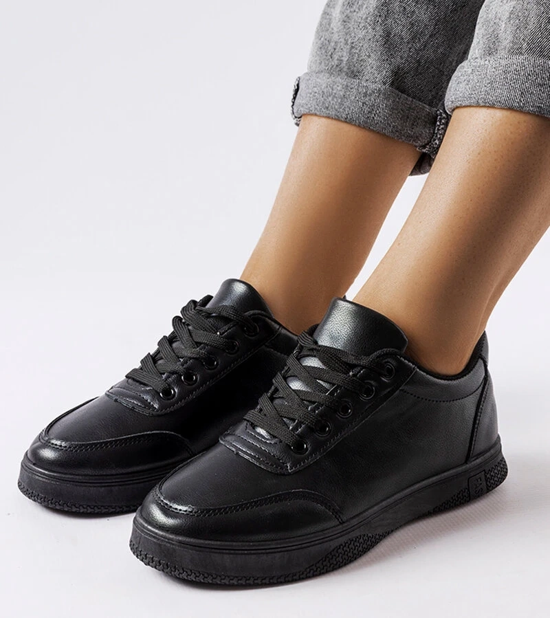 Schwarze sportliche Donato Sneakers