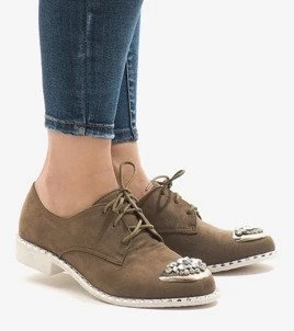 Grüne Slipper mit Pailletten L155