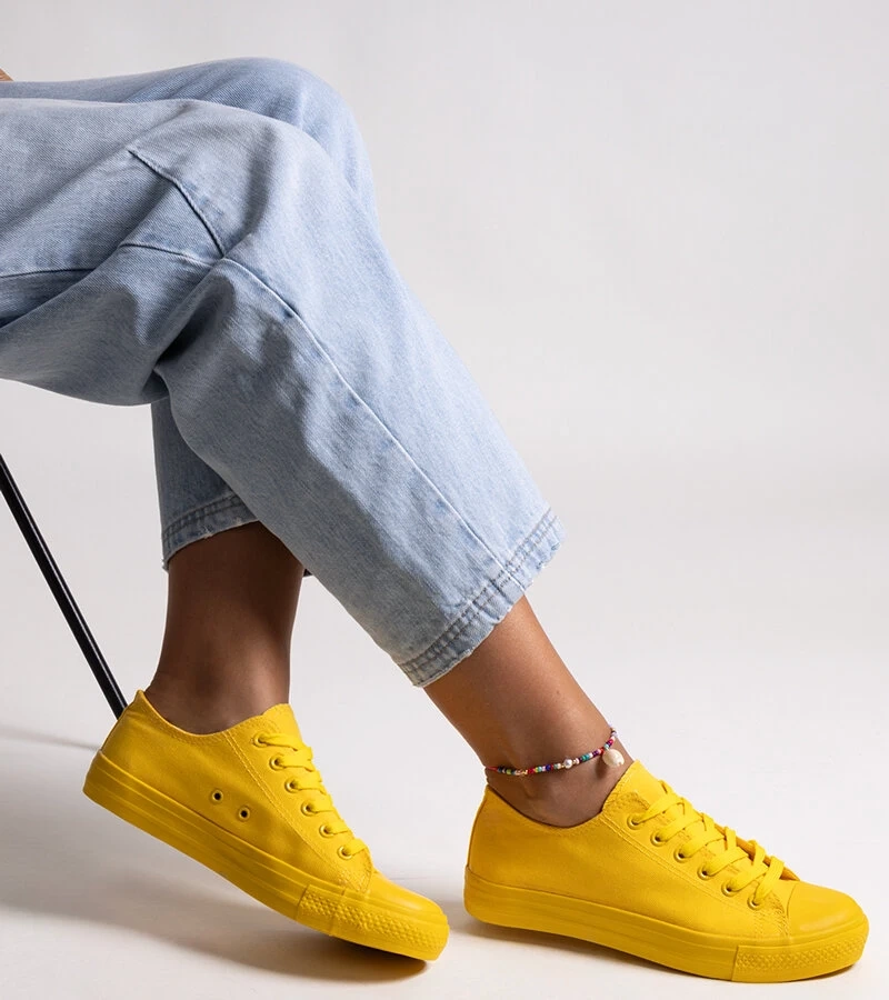 Gelbe klassische Nudar Sneaker