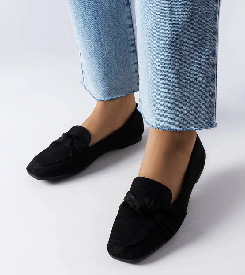 Schwarze Mokassins von Samika