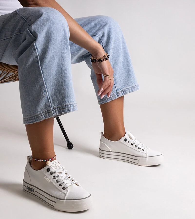 Weiße Sneaker Big Star KK274012