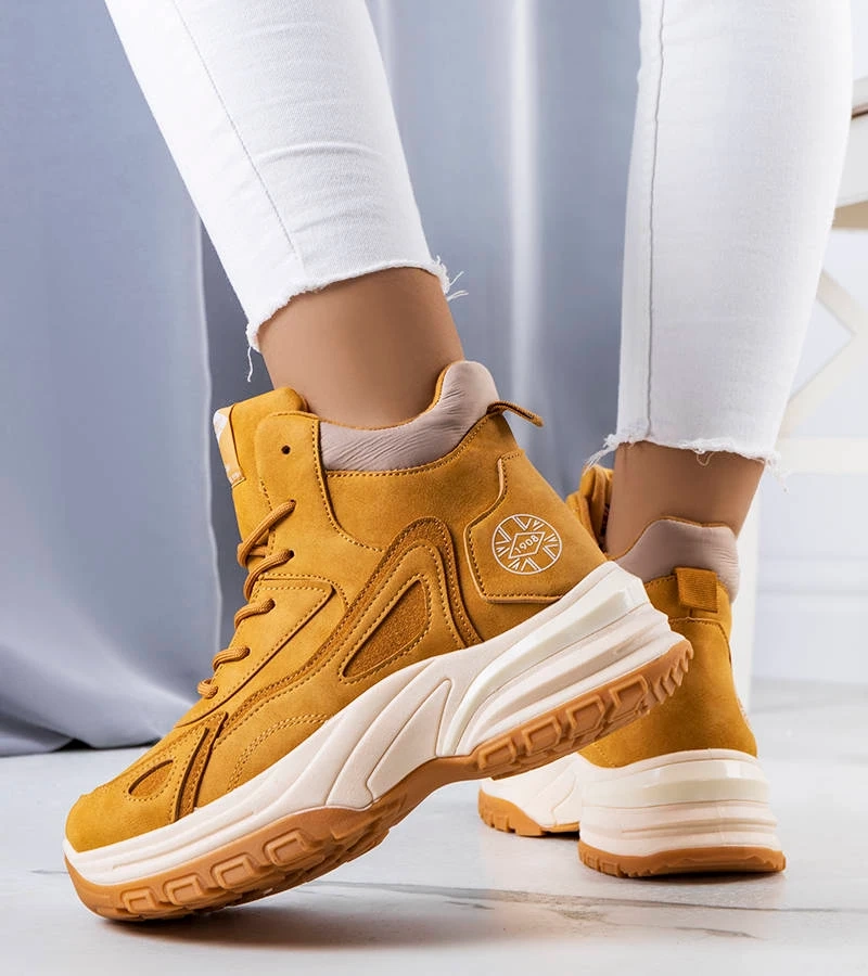 Camel gefütterte Trapperstiefel LCJ-22-44-1354L Lee Cooper