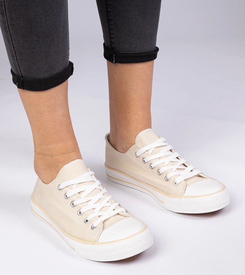 Braune klassische Damen-Sneaker Menfis
