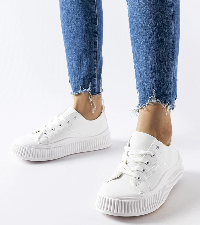 DAMEN LAUFSCHUHE TURNSCHUHE SNEAKER SPORTSCHUHE 9115# WEISS