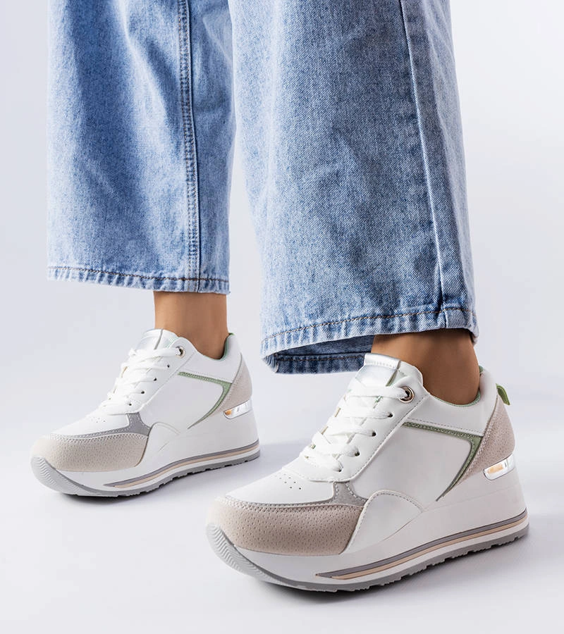 DAMEN LAUFSCHUHE TURNSCHUHE SNEAKER SPORTSCHUHE 9115# WEISS