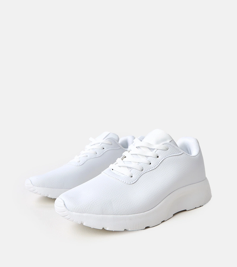 Weiße Herren-Sneaker mit Erhöhung Christien