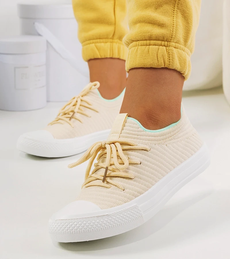 Beige Medina Damen Sneaker