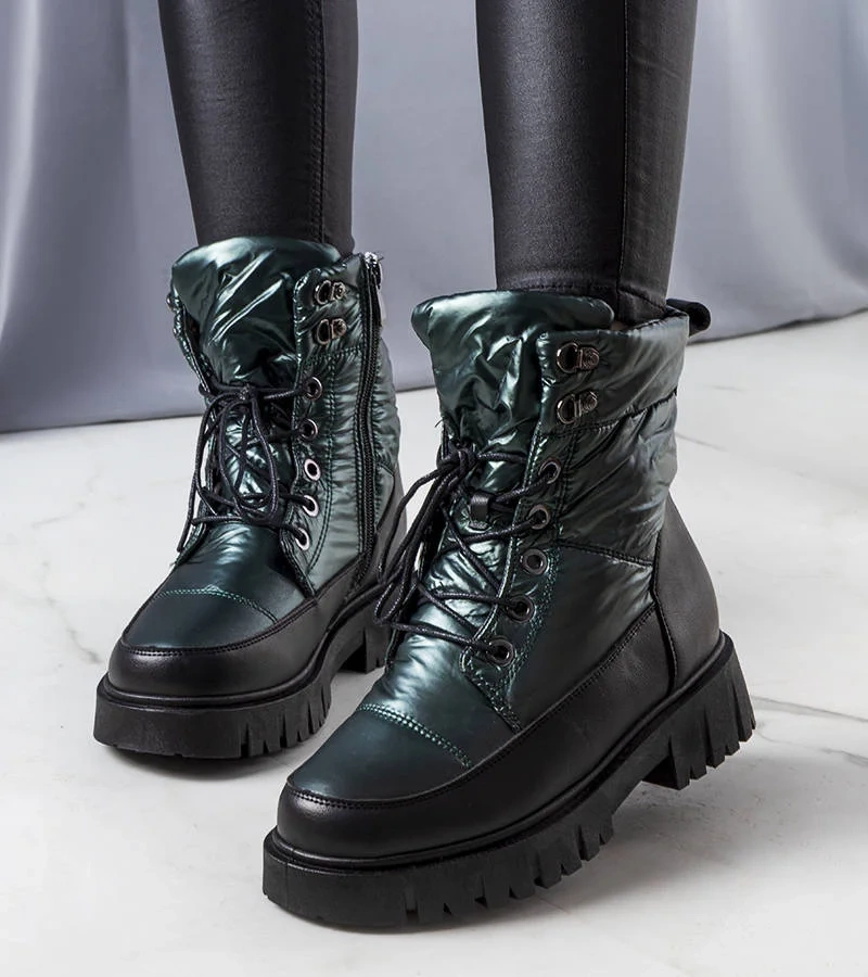 Grüne Damen-Schneestiefel von Anderson