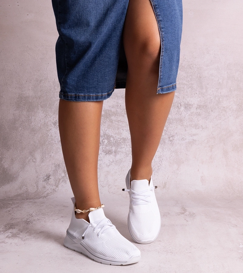 Weiße Gaberla Slip-On Sneakers