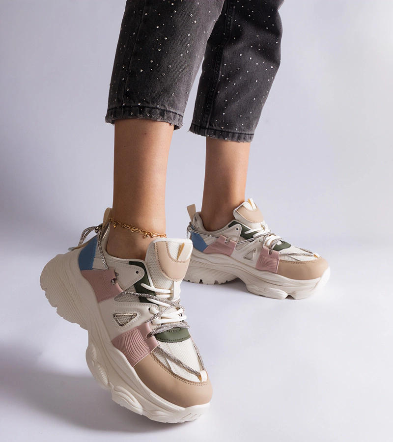 Mehrfarbige Damen-Sneaker Ivett