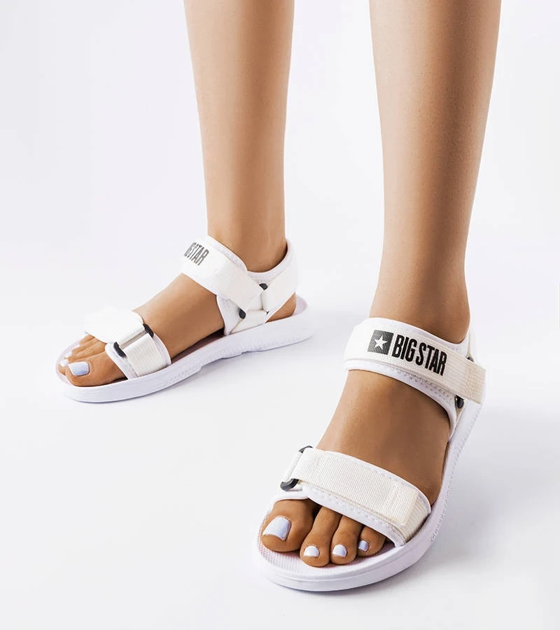 Weiße Sport-Sandalen Big Star HH274A026
