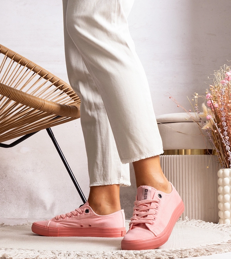 Big Star klassische rosa Carolyn Sneakers