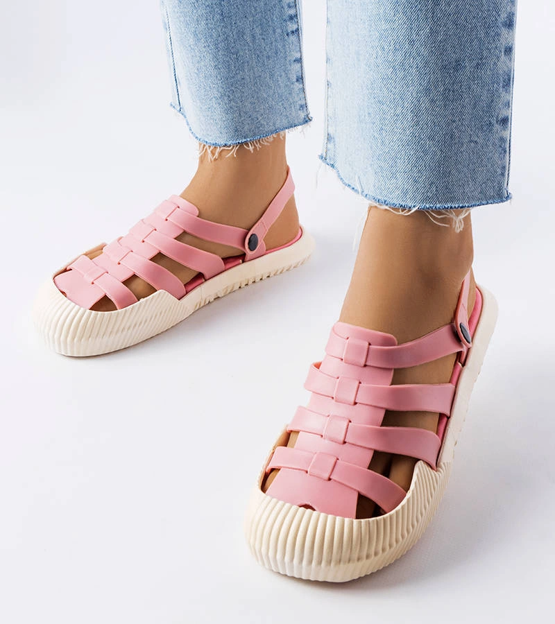 TIMBERKI TRAPPERSCHUHE  DAMENSCHUHE DAMEN SCHUHE HALBSCHUHE 851 ROSA/WEISS