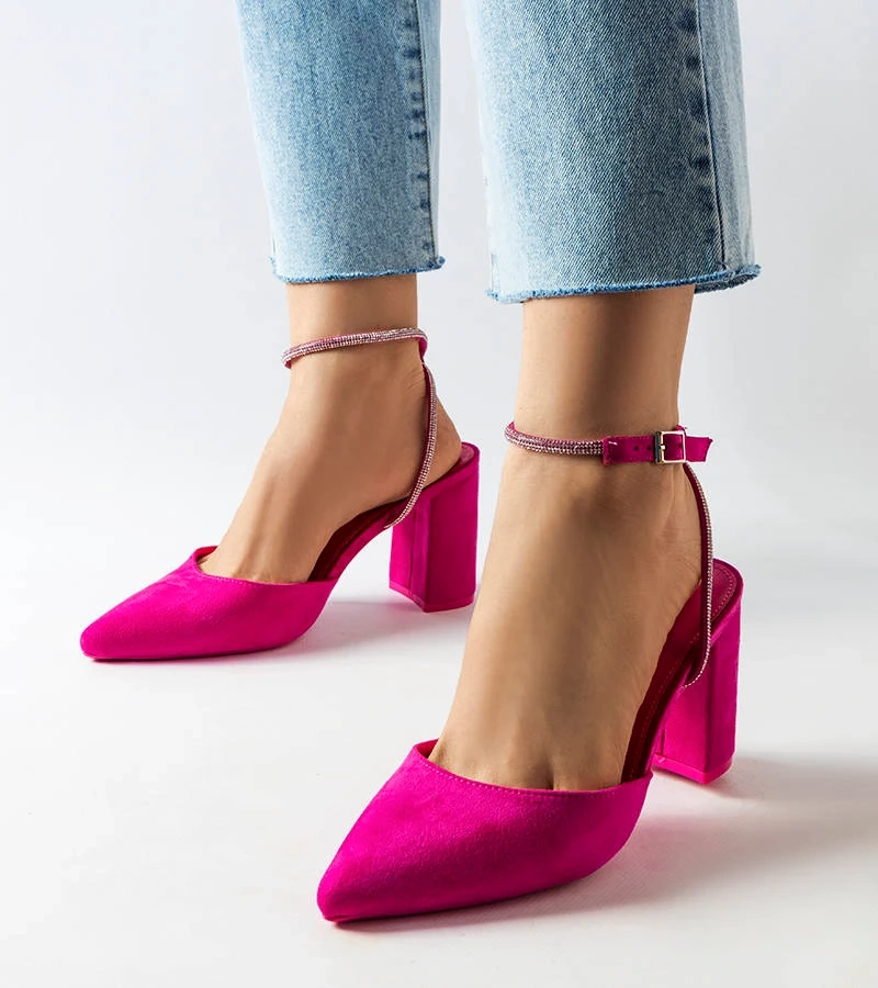 Stella's rosa Pumps mit Absatz