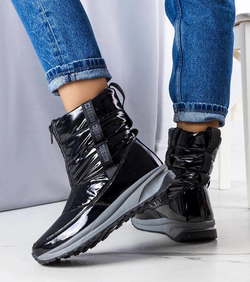 Schwarze Schneestiefel Big Star KK274392