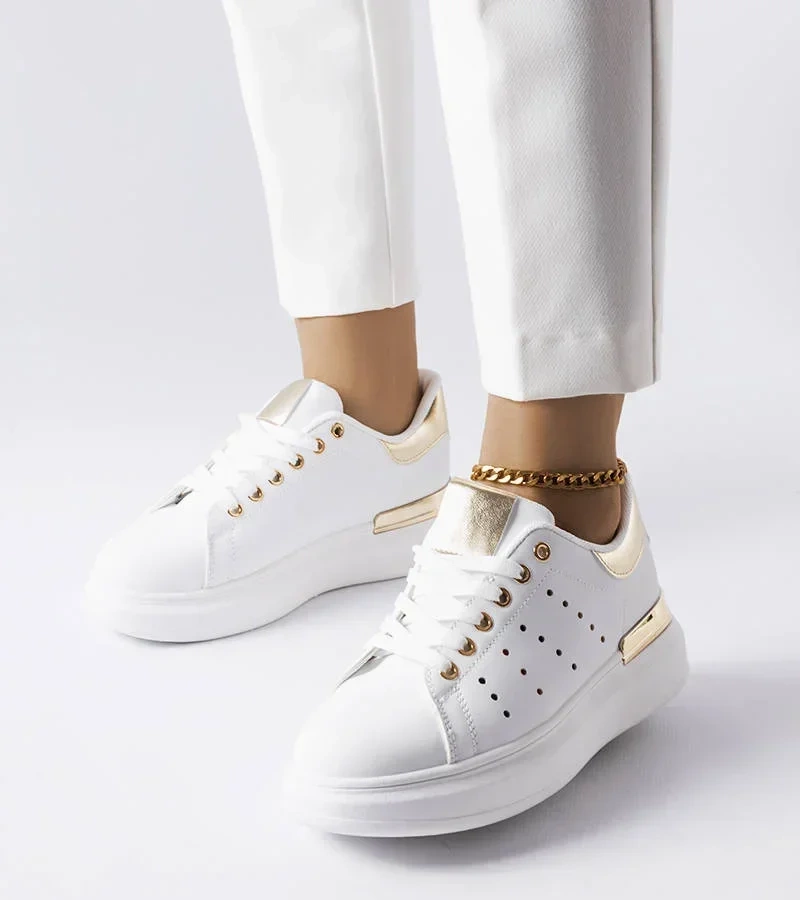 DAMEN LAUFSCHUHE TURNSCHUHE SNEAKER SPORTSCHUHE 9115# WEISS