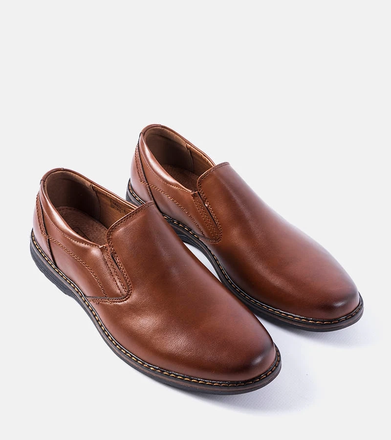 Braune Querry Herren Slipper Halbschuhe