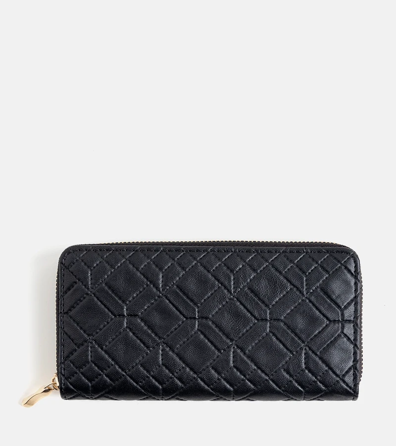 Große schwarze Brieftasche Hardi