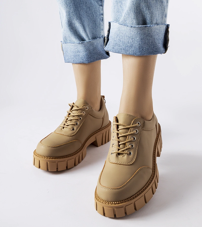 Severino Halbschuhe in mattem Braun