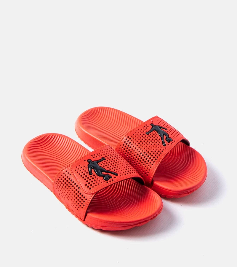 Rote Gummisandalen für Kinder Athens