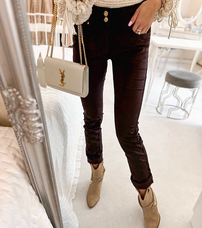 Braune Stoffhosen Scala