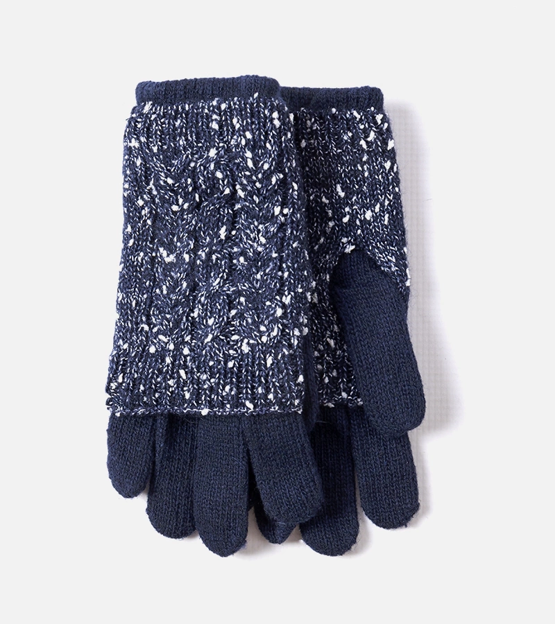 Dakota marineblaue Fäustlinge