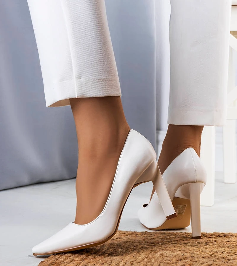 Weiße Kilda High Heels Pumps