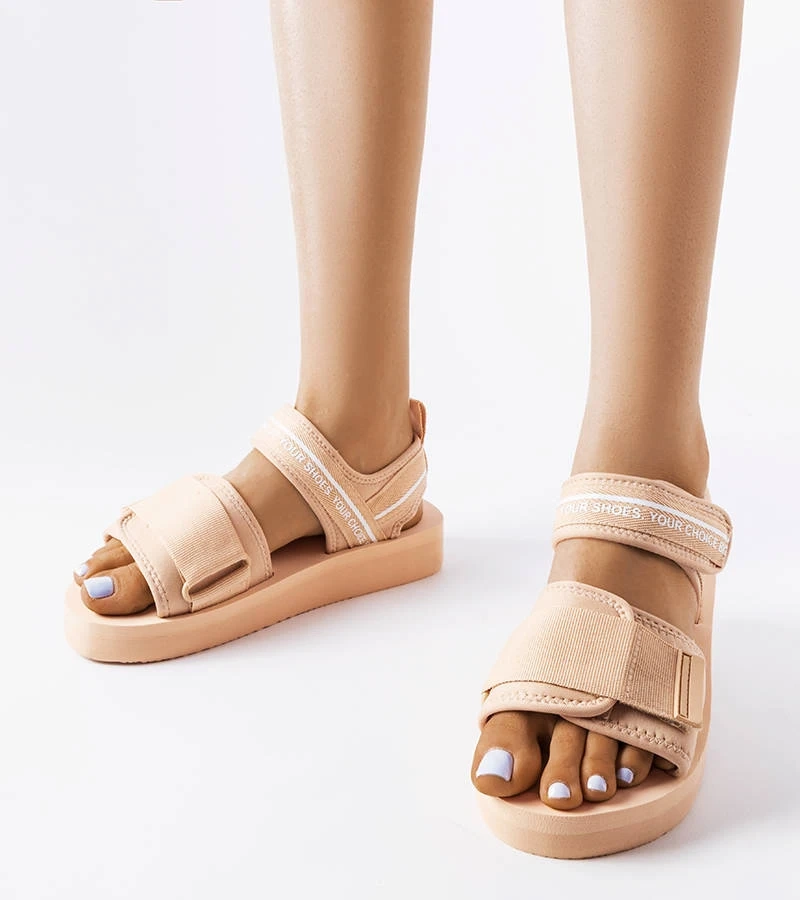 Beige Big Star LL274787 Schaum-Sandalen