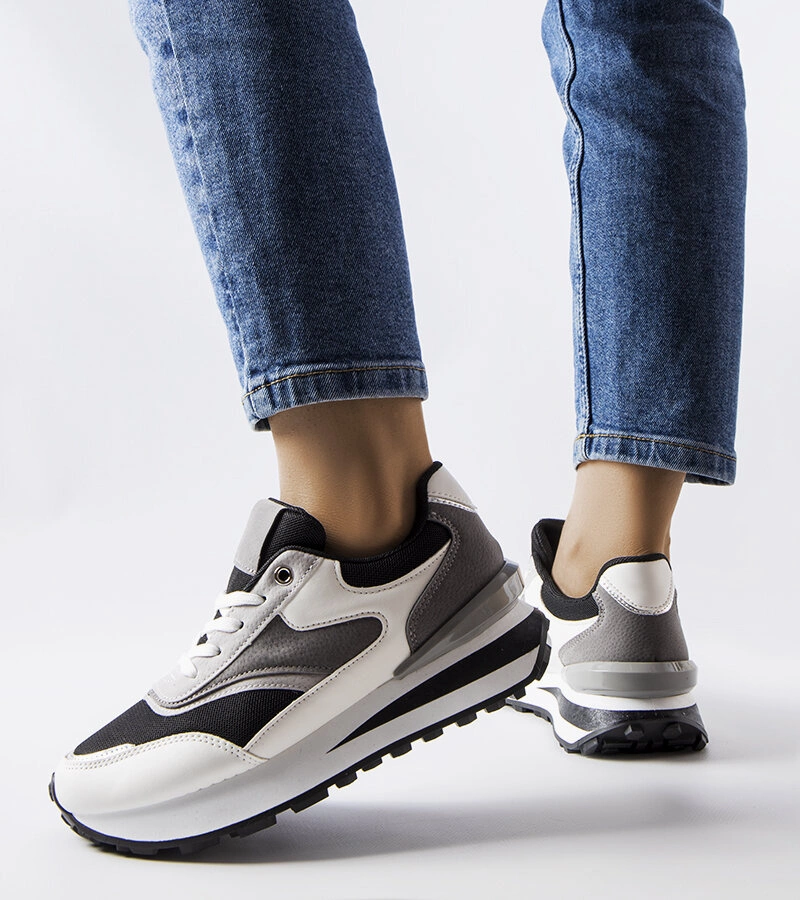 DAMEN LAUFSCHUHE TURNSCHUHE SNEAKER SPORTSCHUHE 9115# WEISS