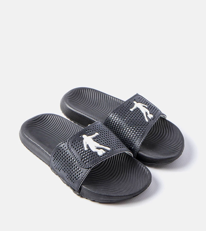 Schwarze Kinder-Gummisandalen Athens