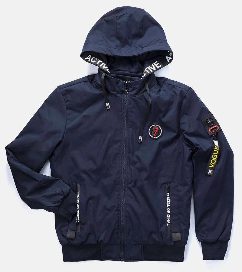 Blaue Herren Übergangsjacke Tollmache