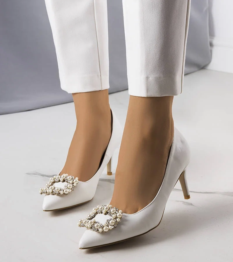 KLASSISCHE DAMENSCHUHE STÖCKELSCHUHE PUMPS NE03P BEIGE