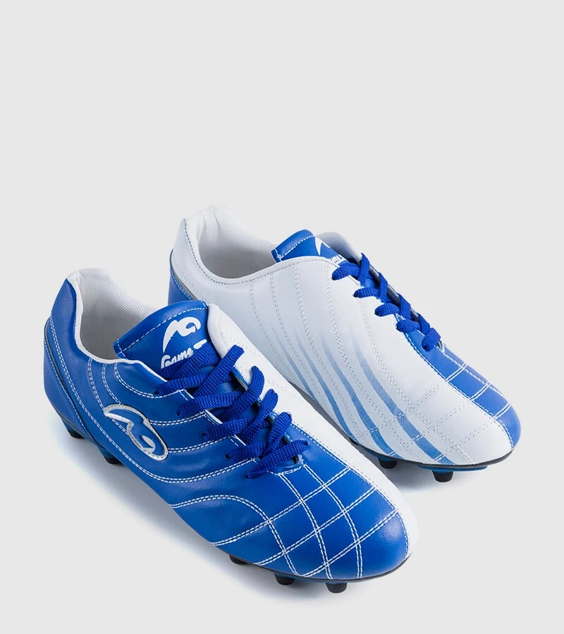 Weiß-blaue Airy Sportstollen