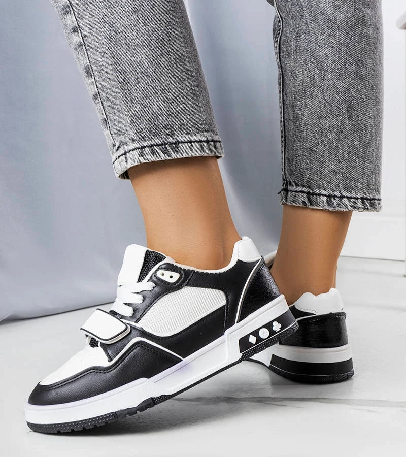 Schwarze Damen Sneakers Ollie