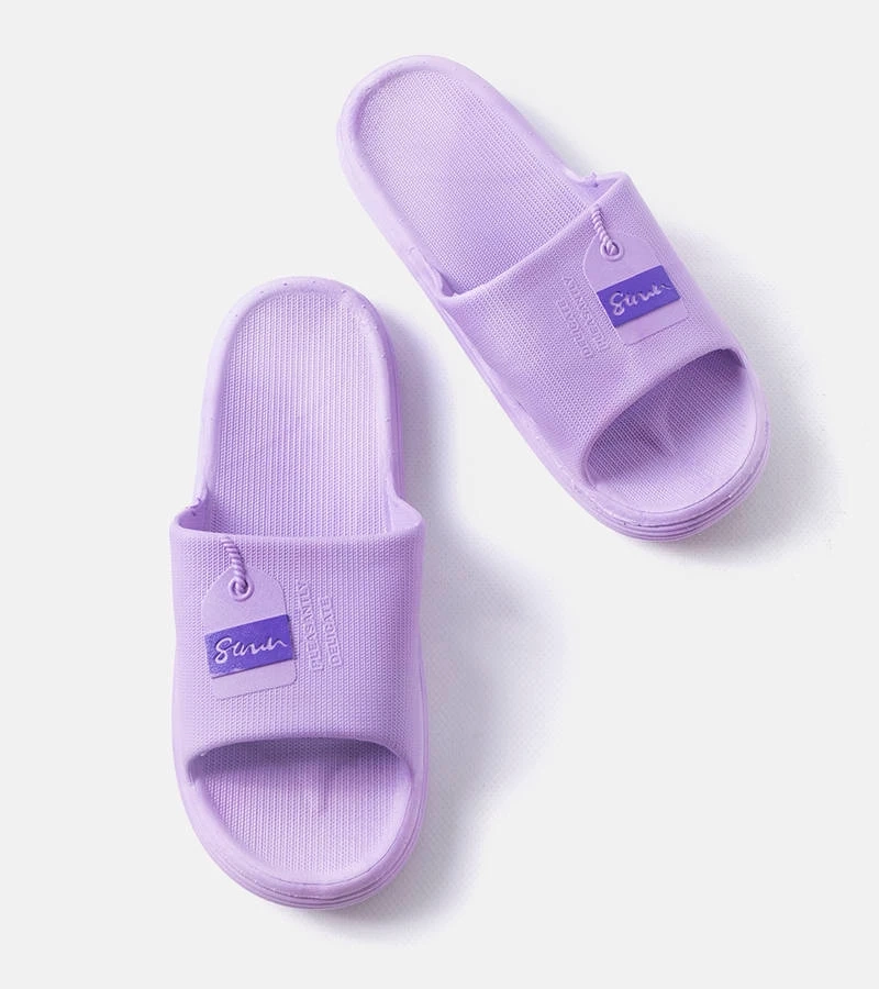 Lila Montecalvo Schaumstoff-Sandalen