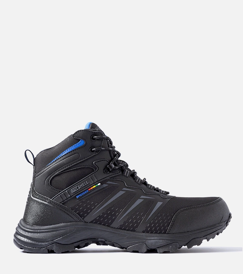 Schwarze Herren-Trekking-Schuhe Venanzio