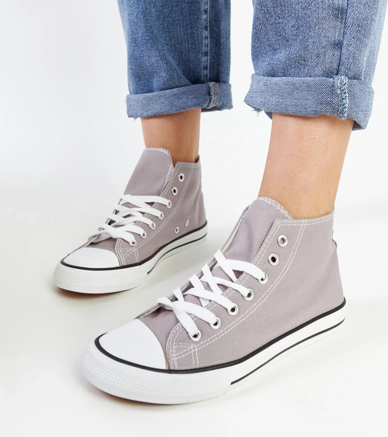 Graue hohe Sneaker Eliska