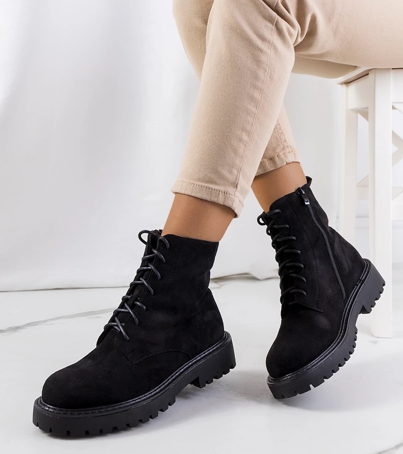 Schwarze Londri Stiefel